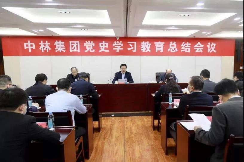 中林集團(tuán)召開黨史學(xué)習(xí)教育總結(jié)會議(圖1)